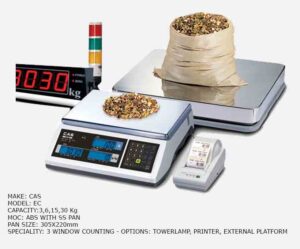 ec parts counting weight scale