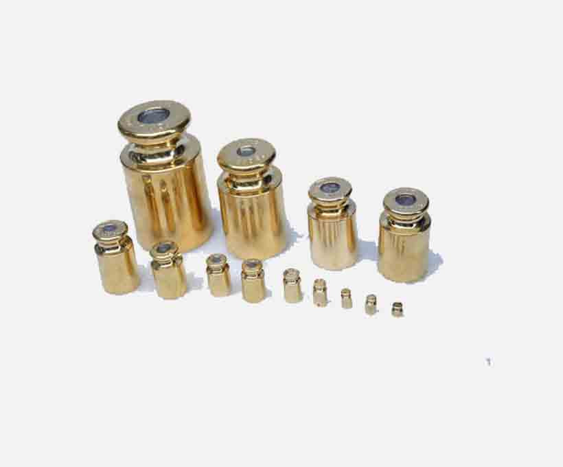 Brass Standard Test Weights.
