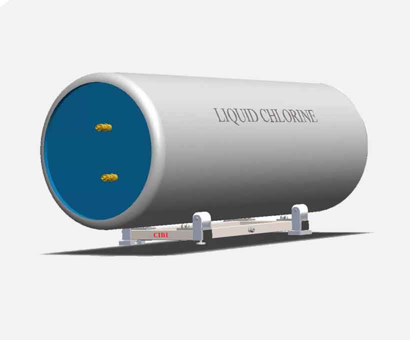 Chlorine Gas Tank Weighing Scale.