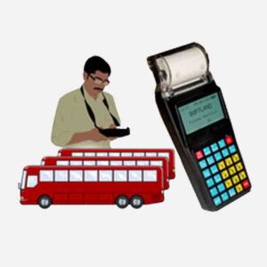 Hand-Held Bus Ticket Billing Machine.