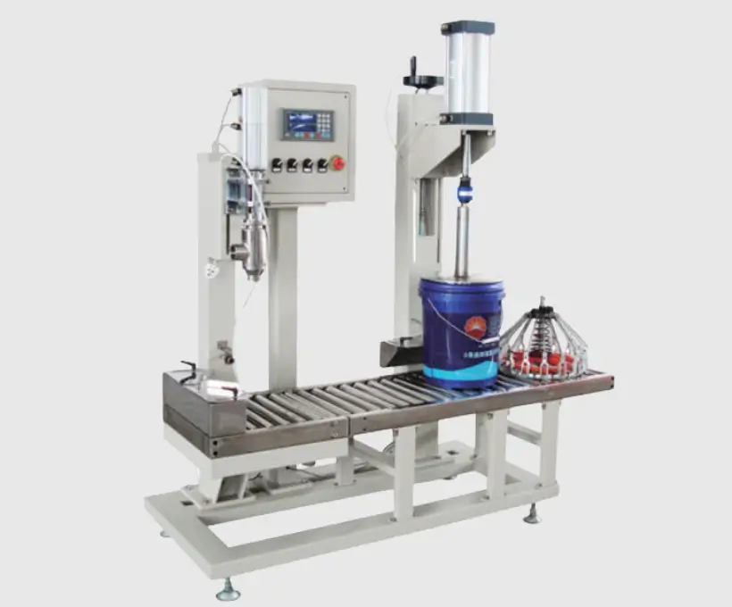 Automatic bucket filling machine